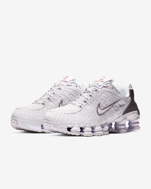 Nike Shox TL. White/Metallic Silver. SIZE 12 AV3595-100
